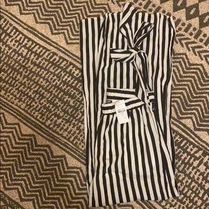 Classic stripe Pants black/white